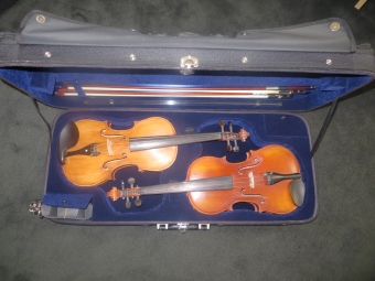 Vioolkoffer voor twee violen 12D1
